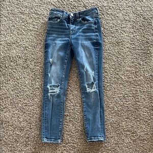 BKE youth Blue Distressed Skinny Jeans